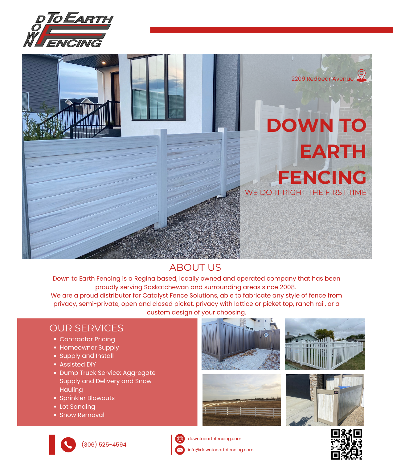 Down to Earth Fencing Inc.