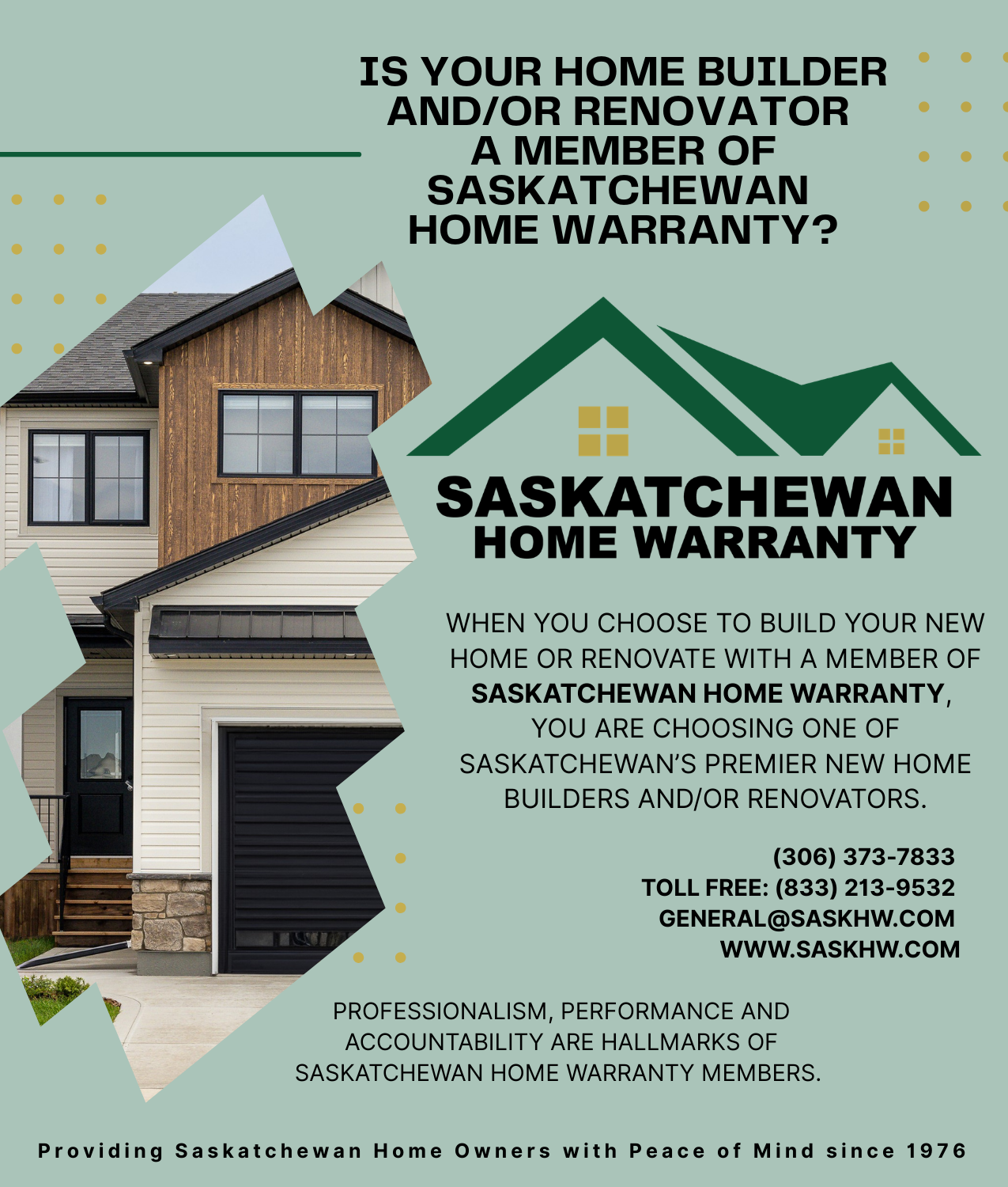 Saskatchewan Home Warranty